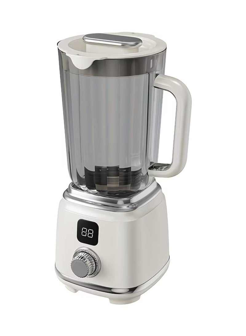 Yuwell Rechargeable Citrus Juicer With LED Display 600ML Portable Electric Juicer, Knob Control USB Juicer Blender 50W Dual Speed Fast & Slow, 3000mAh Battery Fruit & Vegetable Juicer Machine for Orange Lemon Kitchen Home Appliance White - Image 1